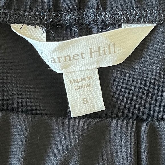 Garnet Hill Pull-On Black Pants Size 8 - Picture 5 of 13